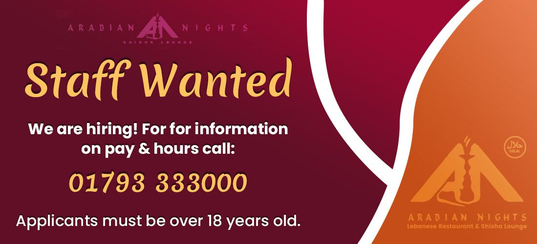 Arabian Nights - Staff Wanted